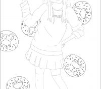 Donut 25 Coloring Pages