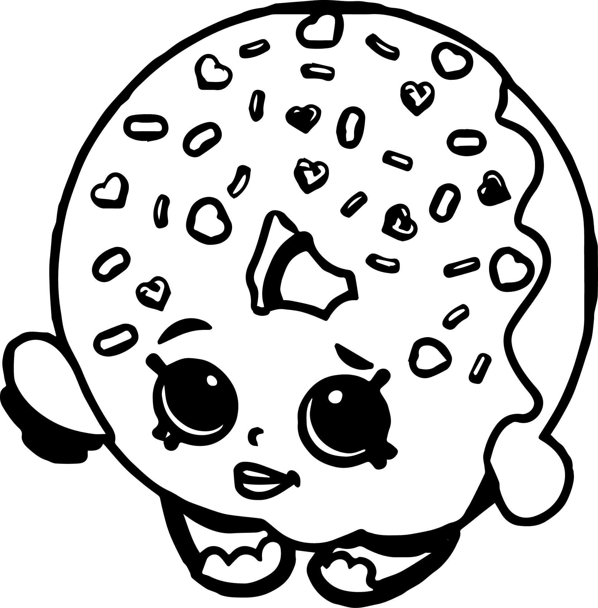 Donut Coloring Pages Coloring Page