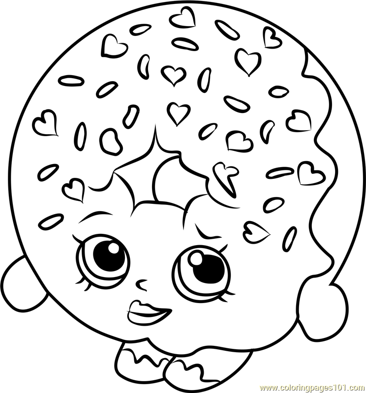 Donut 15 Coloring Pages