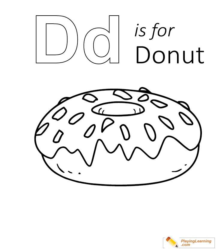 Donut 20 Coloring Pages
