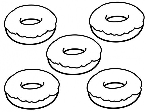 Donut 24 Coloring Pages