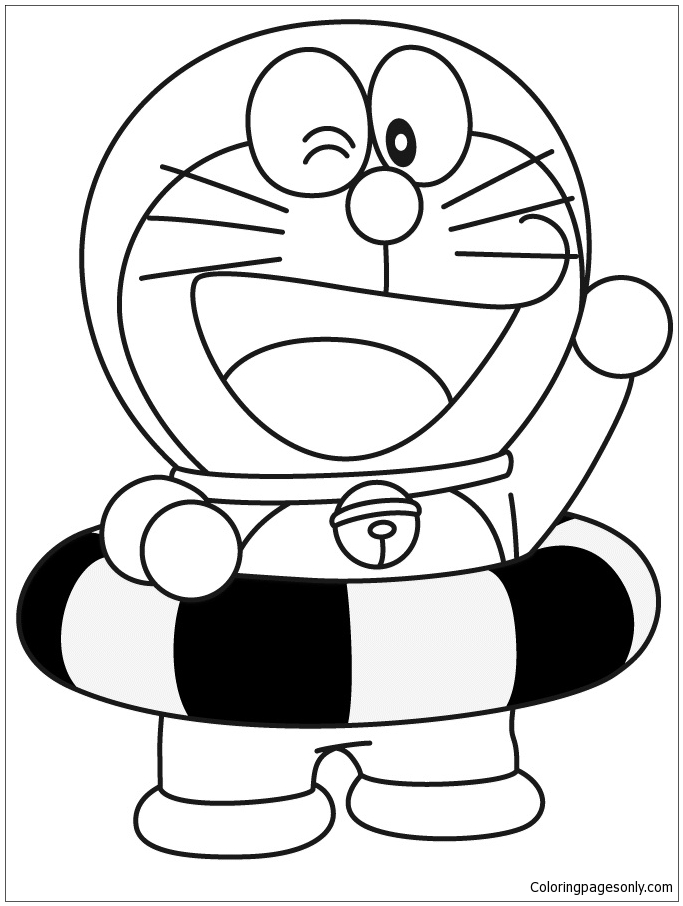 Doraemon 3 Kleurplaat