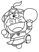 Doraemon As Chinese Coloring Pages