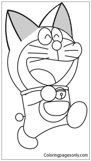 Doraemon Cute 1 Coloring Pages
