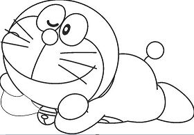 Doraemon Cute Coloring Pages