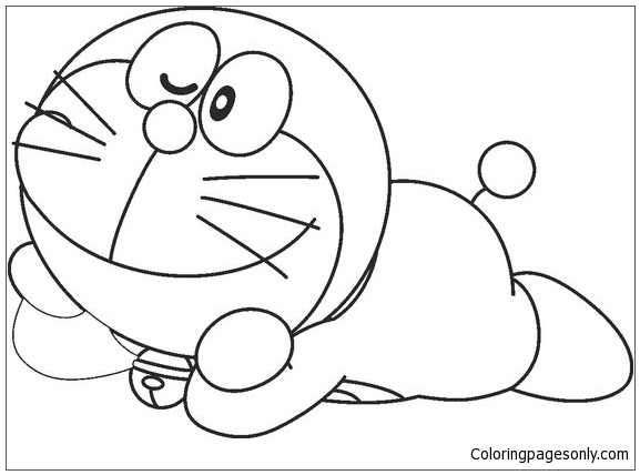 Download Doraemon Cute Coloring Page - Free Coloring Pages Online