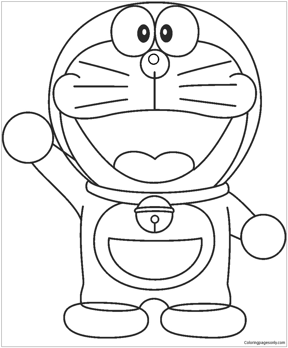 Doraemon Drawing for Kids Coloring Page - Free Coloring ...