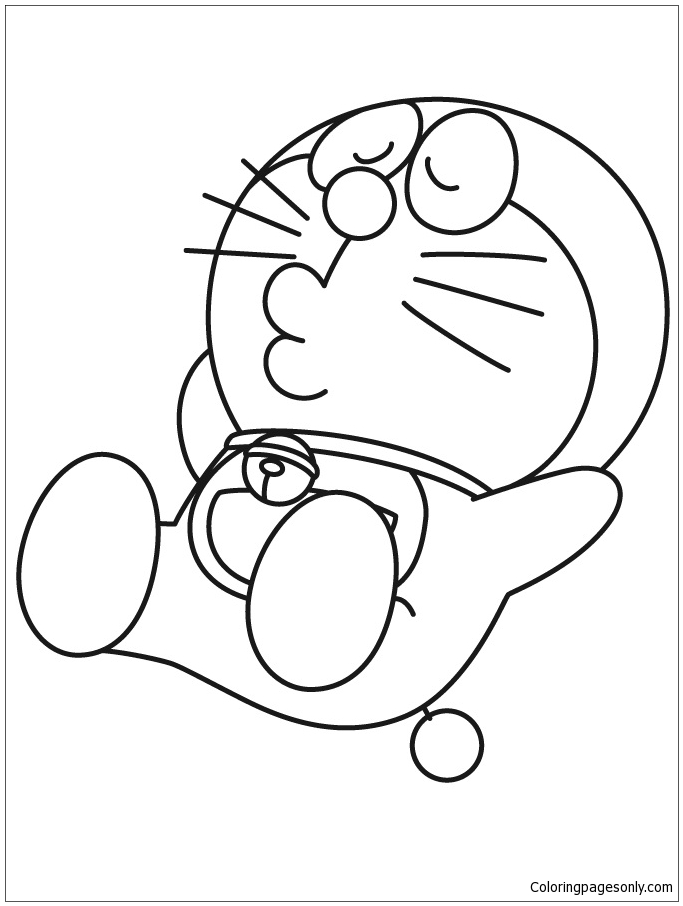 Doraemon Relaxing Coloring Pages