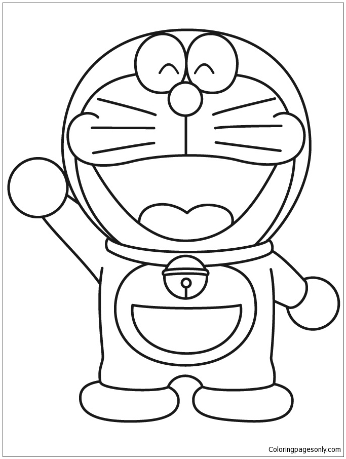Doraemon winkt von Doraemon