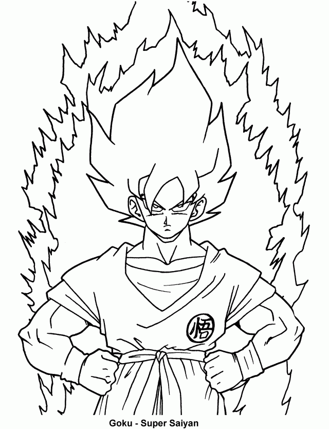 Dragon Ball Z Cell Coloring Pages