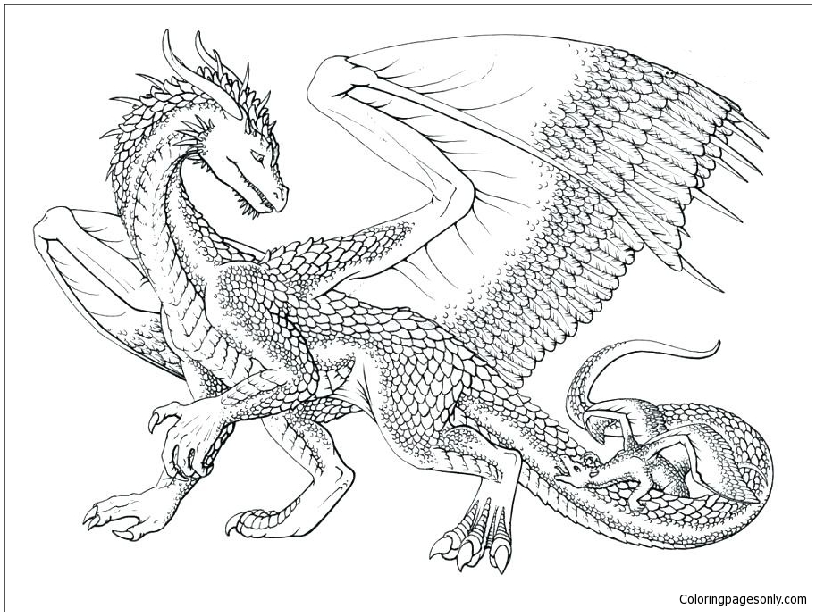Dragon Fresh Coloring Pages