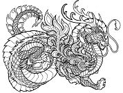 Dragons Preschool Coloring Pages