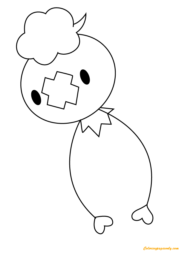 drifblim coloring page png pokemon