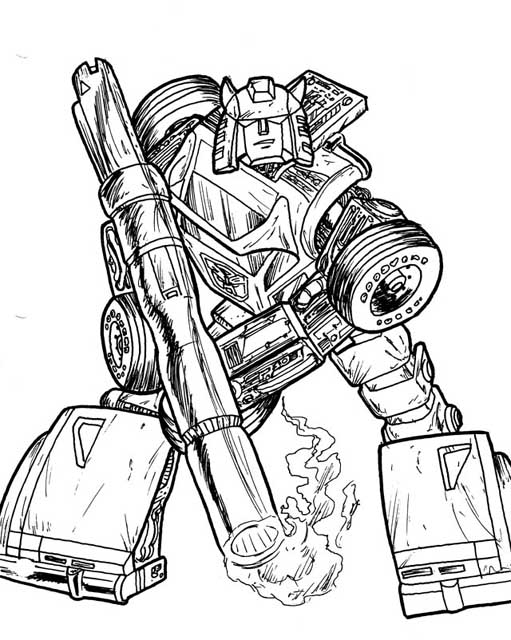 Drift from Transformers Coloring Page