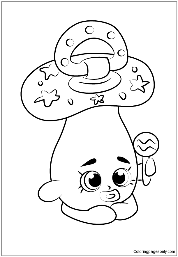 Dum Mee Mee from Shopkins Coloring Page