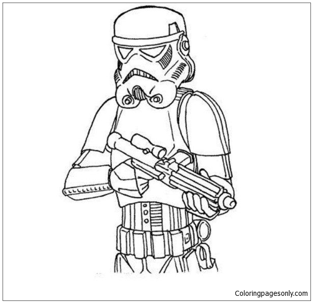 Einfacher Stormtrooper aus Star Wars von Star Wars Characters
