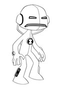Ben 10 Echo Echo from Ben 10 Coloring Pages