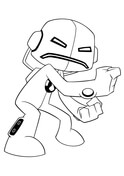 Echo Echo Sonorosian from Ben 10 Coloring Pages