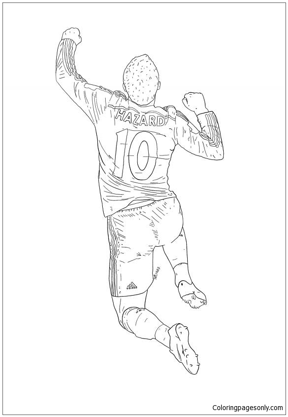 Download Eden Hazard-image 6 Coloring Page - Free Coloring Pages Online