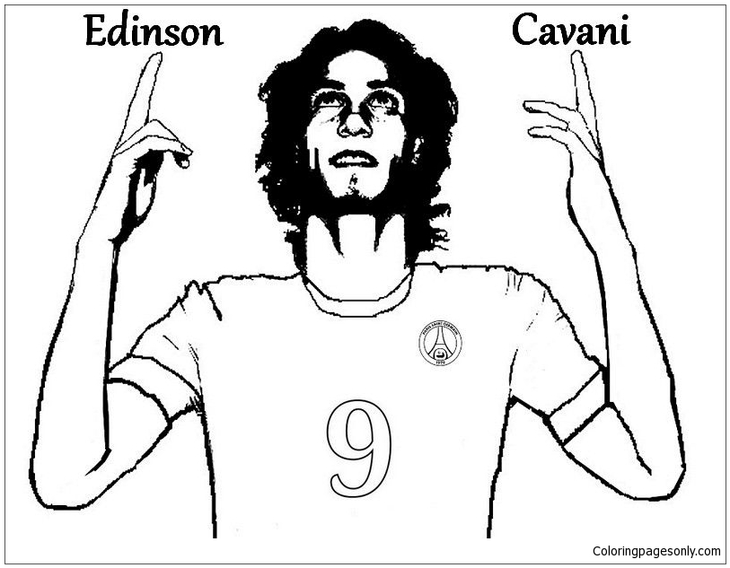 Download Edinson Cavani-image 2 Coloring Page - Free Coloring Pages Online
