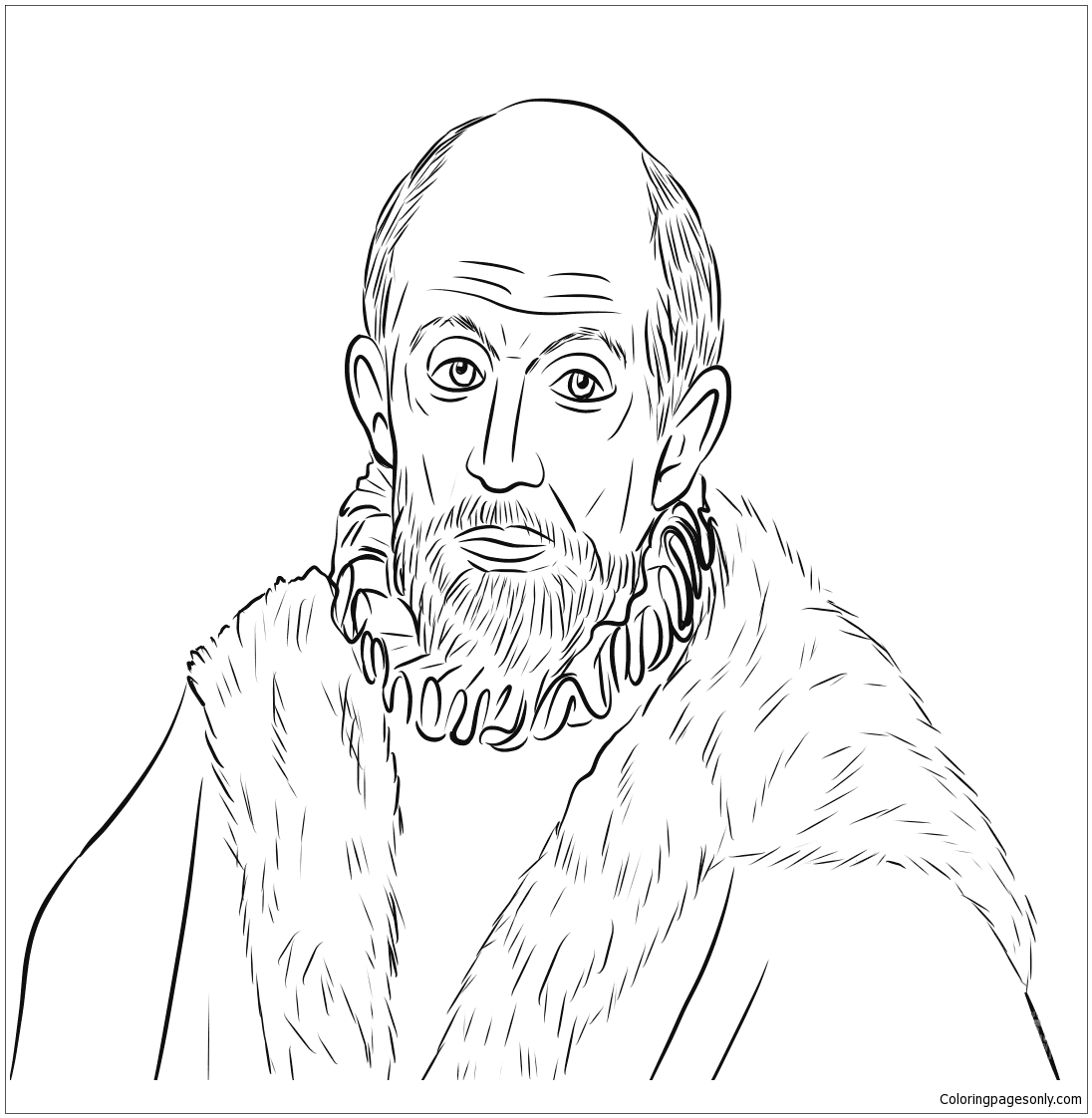 Download 127+ El Greco Self Portrait Coloring Pages PNG PDF File
