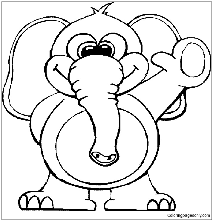 Elefante Engraçado de Engraçado
