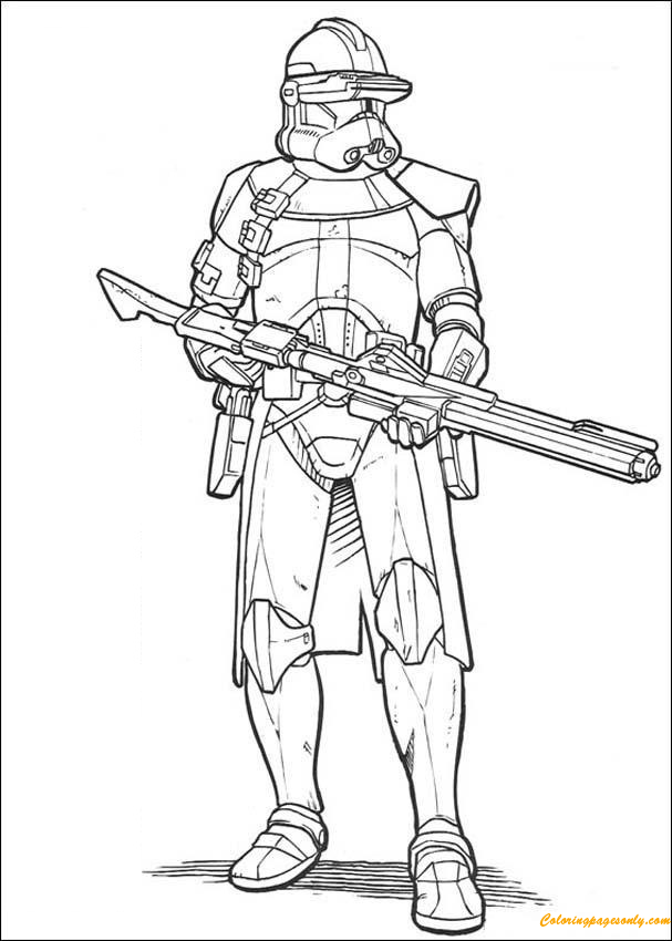 Download Emperor Clone Soldier With A Gun Coloring Pages - Cartoons Coloring Pages - Free Printable ...