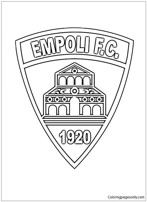 Empoli FC aus den Logos der italienischen Serie A-Mannschaft