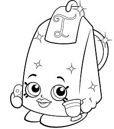 Energy Limited Edition Shopkins Coloring Page