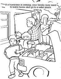 evacuation Coloring Pages