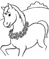 Excellent Horse Coloring Pages