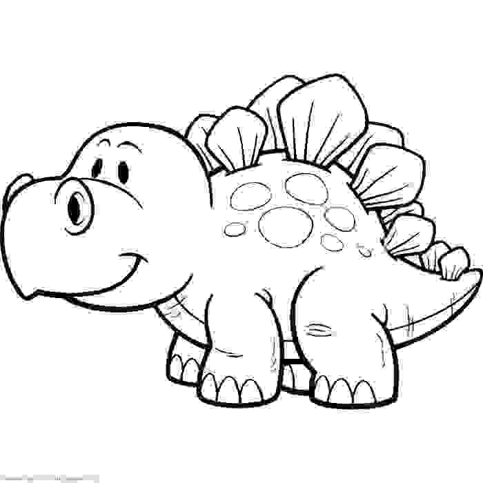 Explore collection of Cute Dinosaur Coloring Page