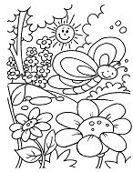 Extraordinary Springtime Coloring Pages