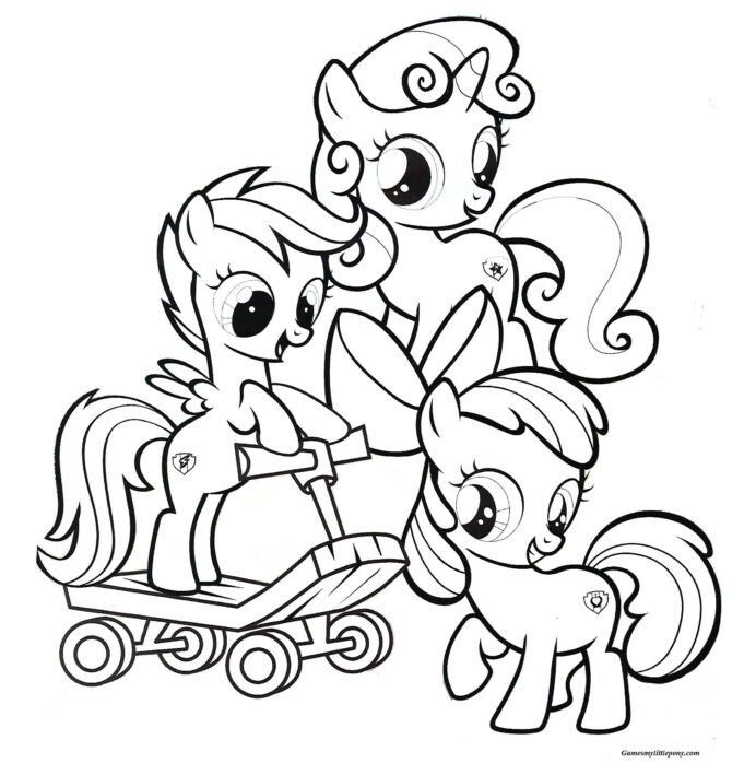 Fabulous twilight my little Coloring Pages