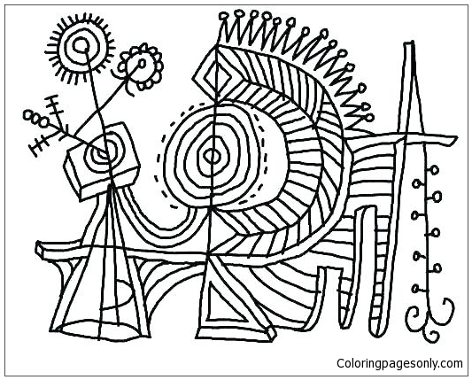 Famous Paintings For Adults Coloring Pages - Arts & Culture Coloring