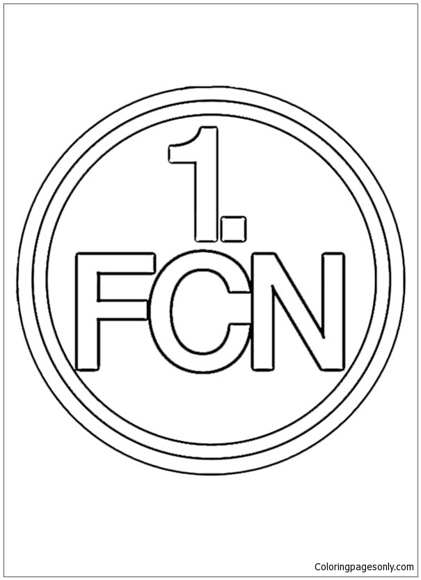 Página para colorir FC Nurnberg