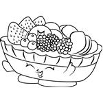 Fifi Fruit Tart Shopkins Coloring Pages