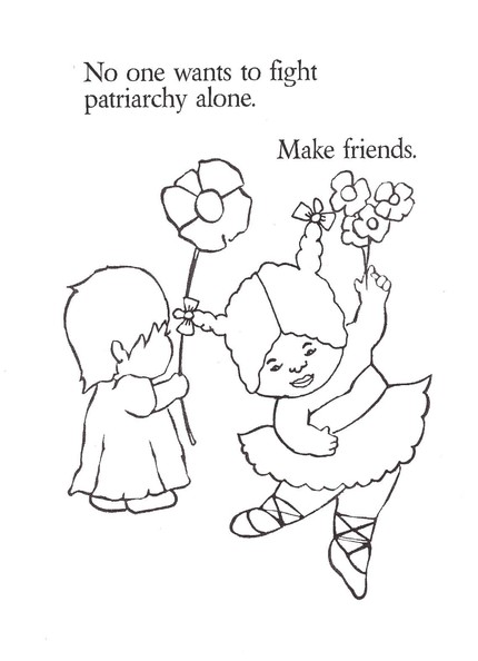 Fight patriarchy Coloring Pages