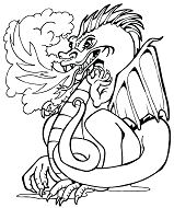 Fire Dragon 1 Coloring Pages