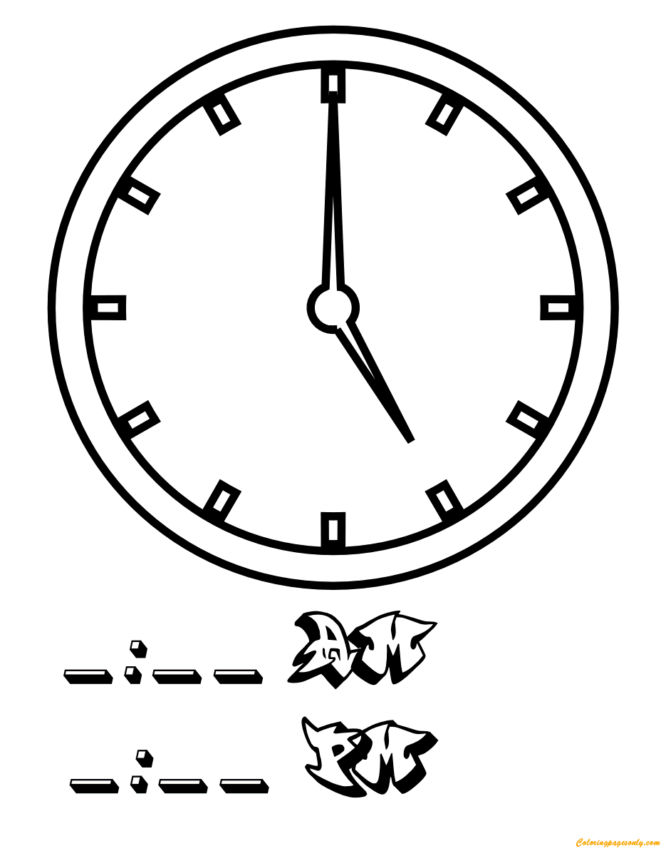 Cinq heures de l'horloge