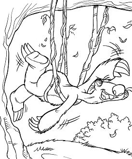 Flying Sid Coloring Pages