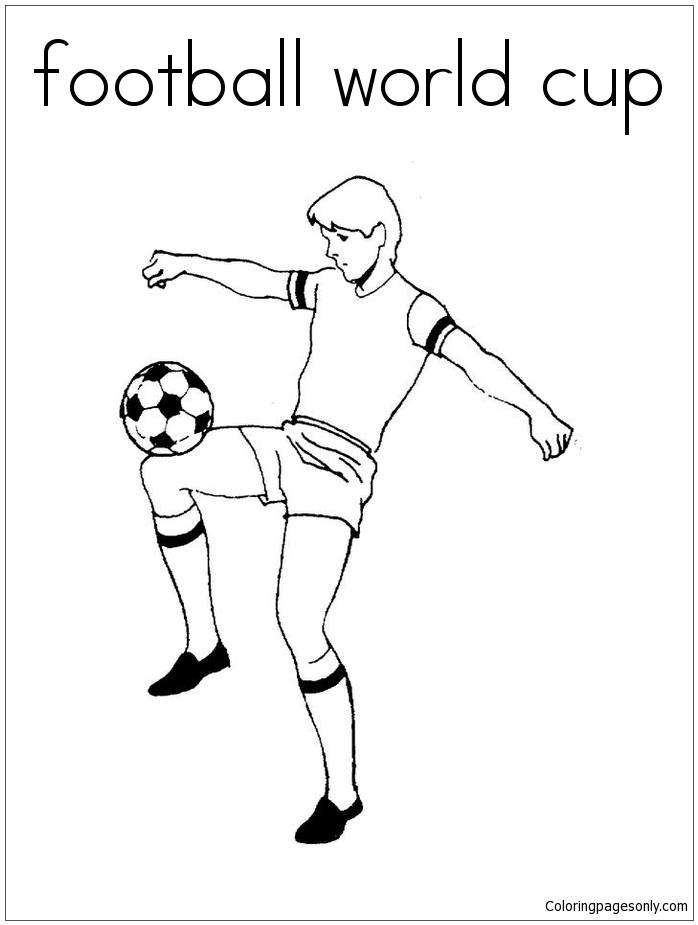 Football World Cup Coloring Pages