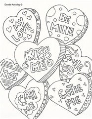 For My Love Coloring Page