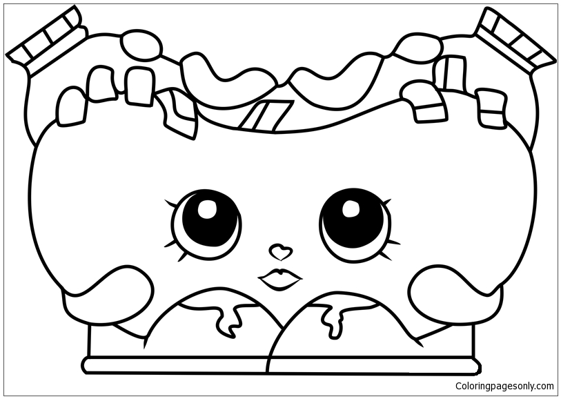 Frank Furter Shopkins Coloring Page - Free Printable Coloring Pages