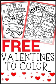 Free Coloring Valentine Day Coloring Pages