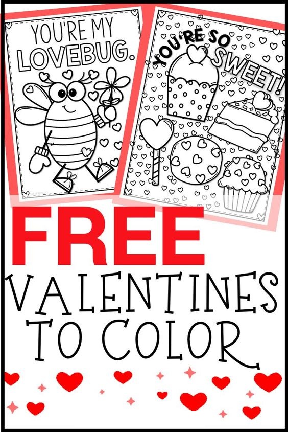 Colorazione gratuita di San Valentino da San Valentino