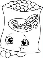 Freezy Peazy Shopkins Coloring Pages