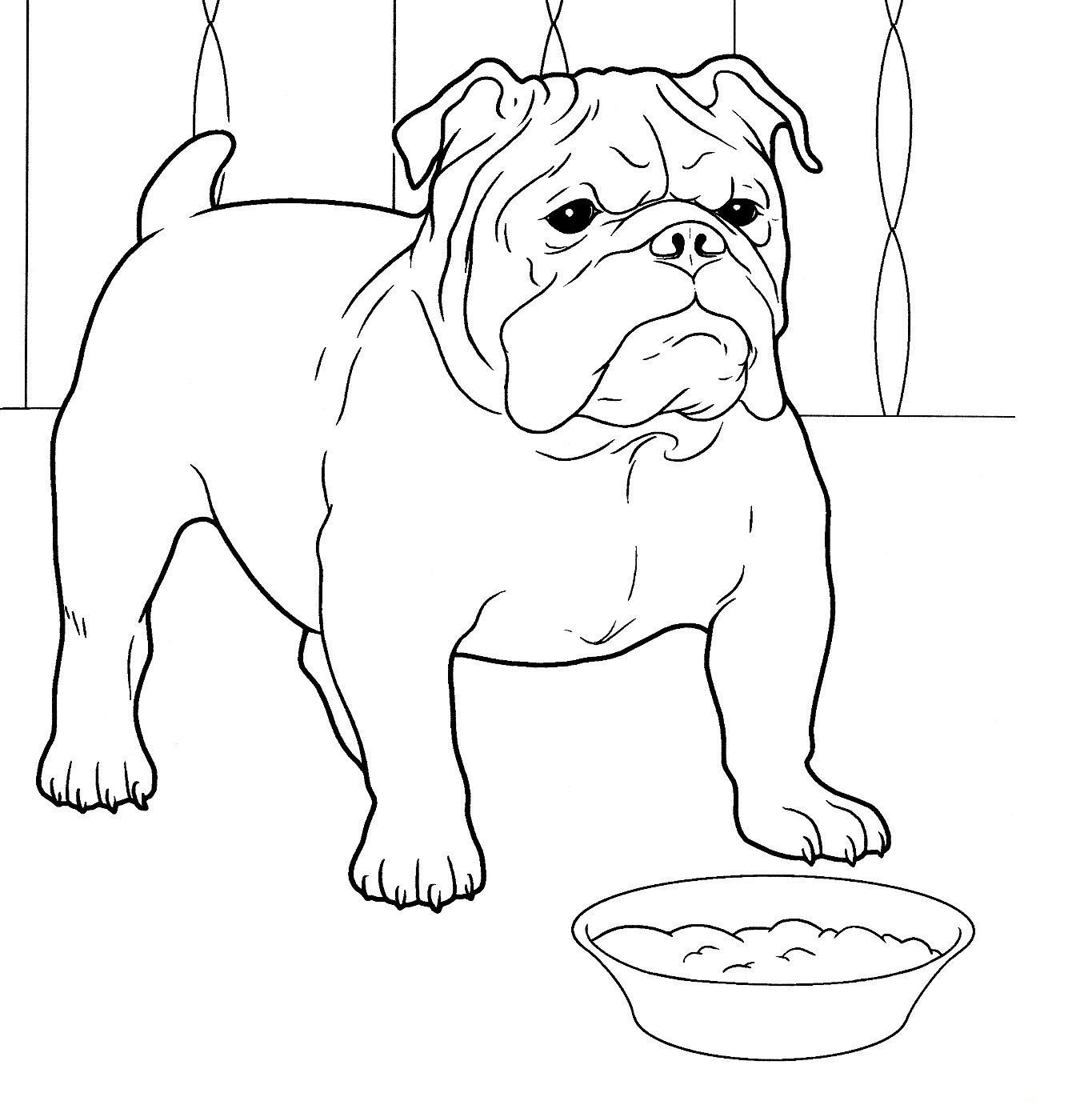 French Bulldog Coloring Page Free Printable Coloring Pages