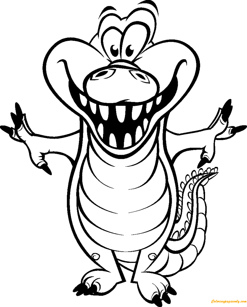 Download Funny Baby Crocodile Coloring Pages Funny Coloring Pages Coloring Pages For Kids And Adults