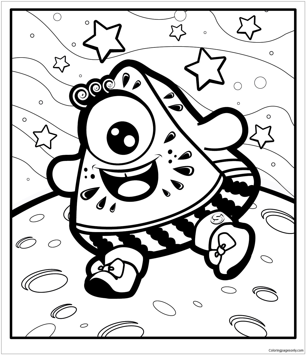 Funny Characters Coloring Pages
